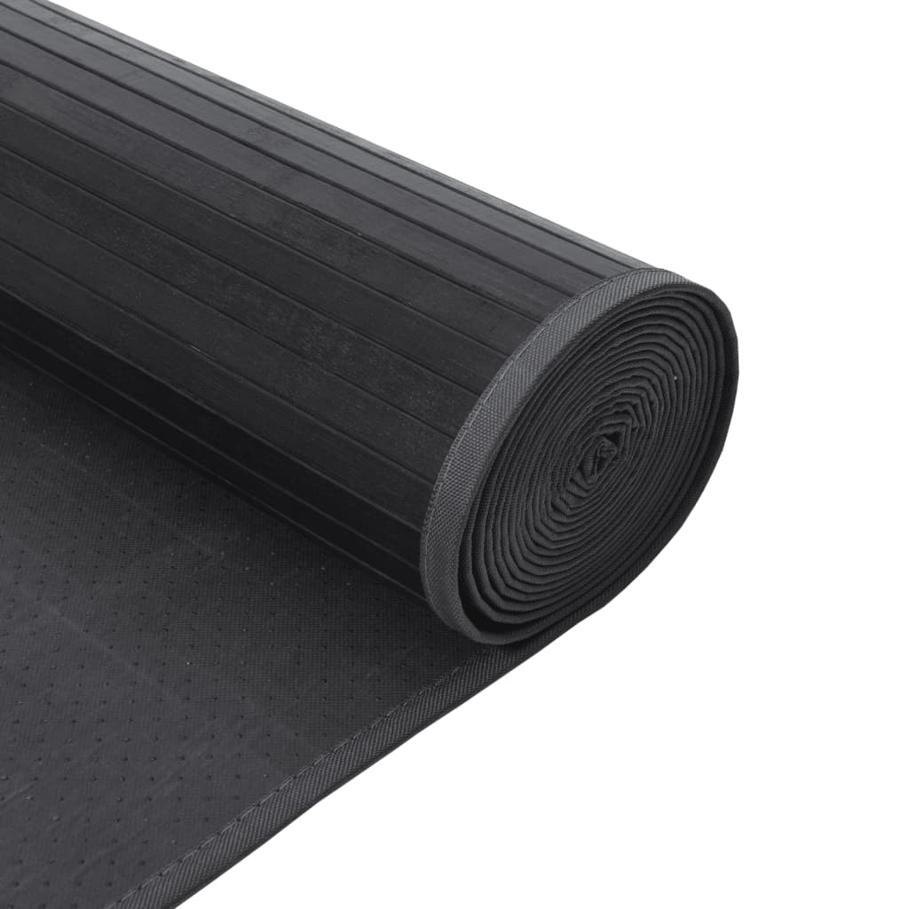 Rug Rectangular Grey70x200 cm Bamboo