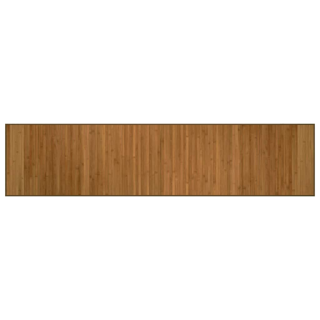 Rug Rectangular Brown70x300 cm Bamboo