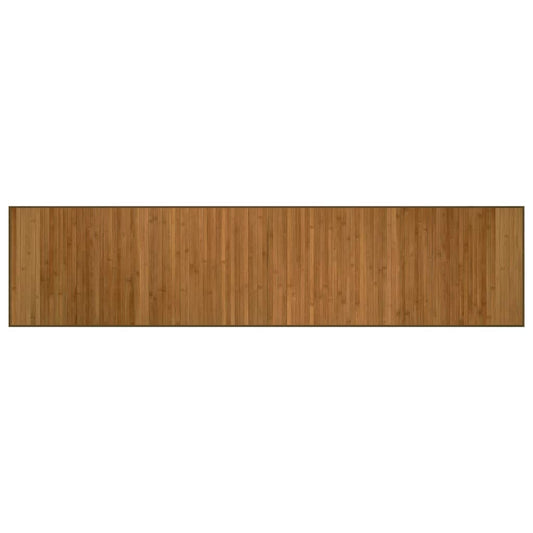 Rug Rectangular Brown70x300 cm Bamboo