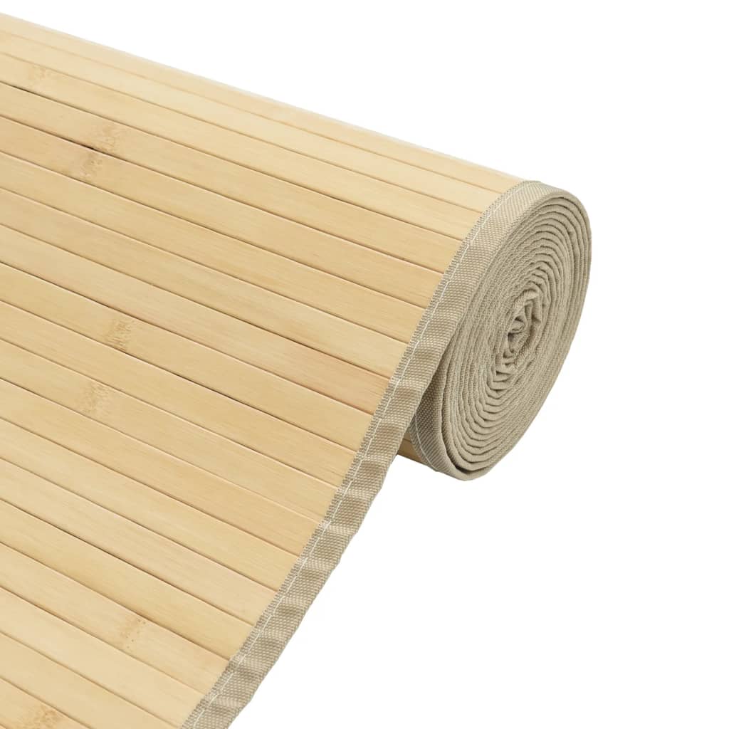 Rug Rectangular Light Natural70x300 cm Bamboo