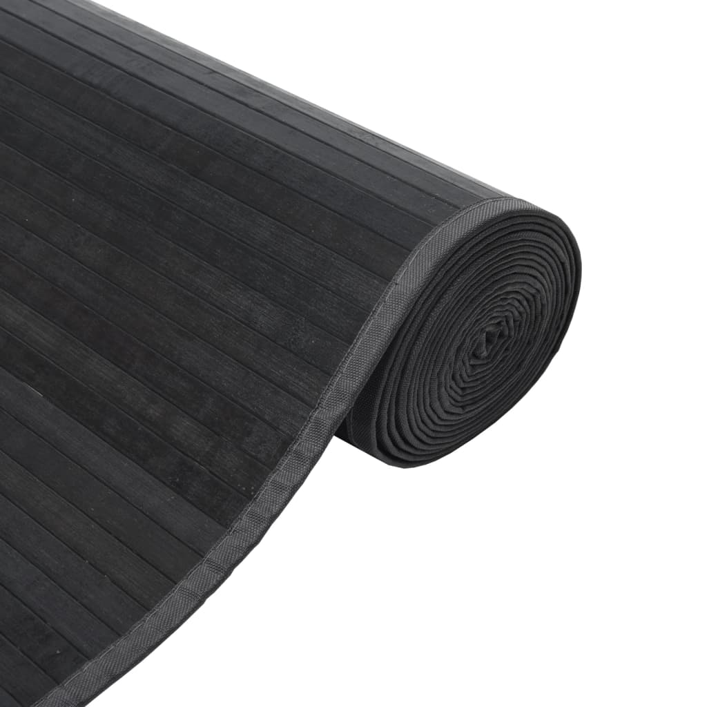 Rug Rectangular Grey70x300 cm Bamboo
