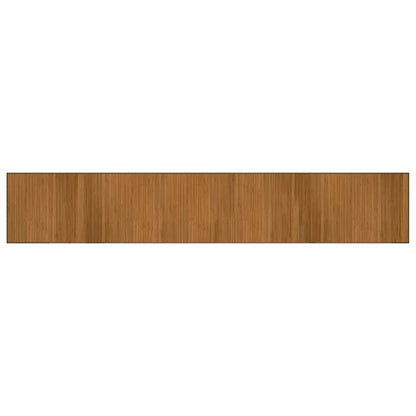 Rug Rectangular Brown70x400 cm Bamboo