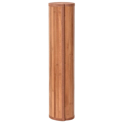 Rug Rectangular Brown70x500 cm Bamboo