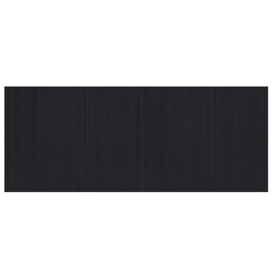 Rug Rectangular Black80x200 cm Bamboo