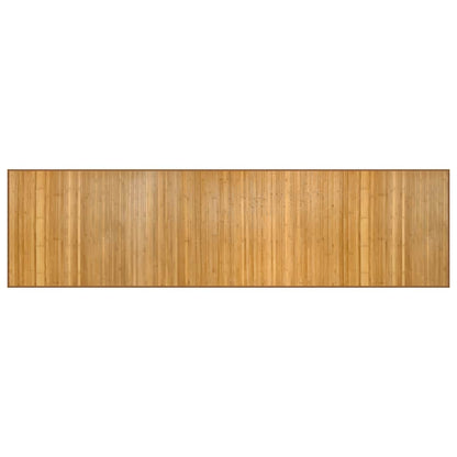 Rug Rectangular Natural 80x300 cm Bamboo