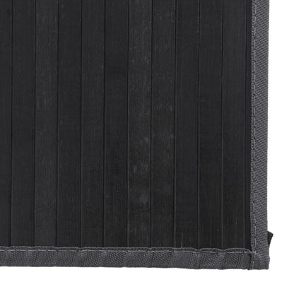 Rug Rectangular Grey80x300 cm Bamboo