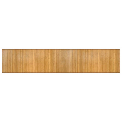 Rug Rectangular Natural 80x400 cm Bamboo