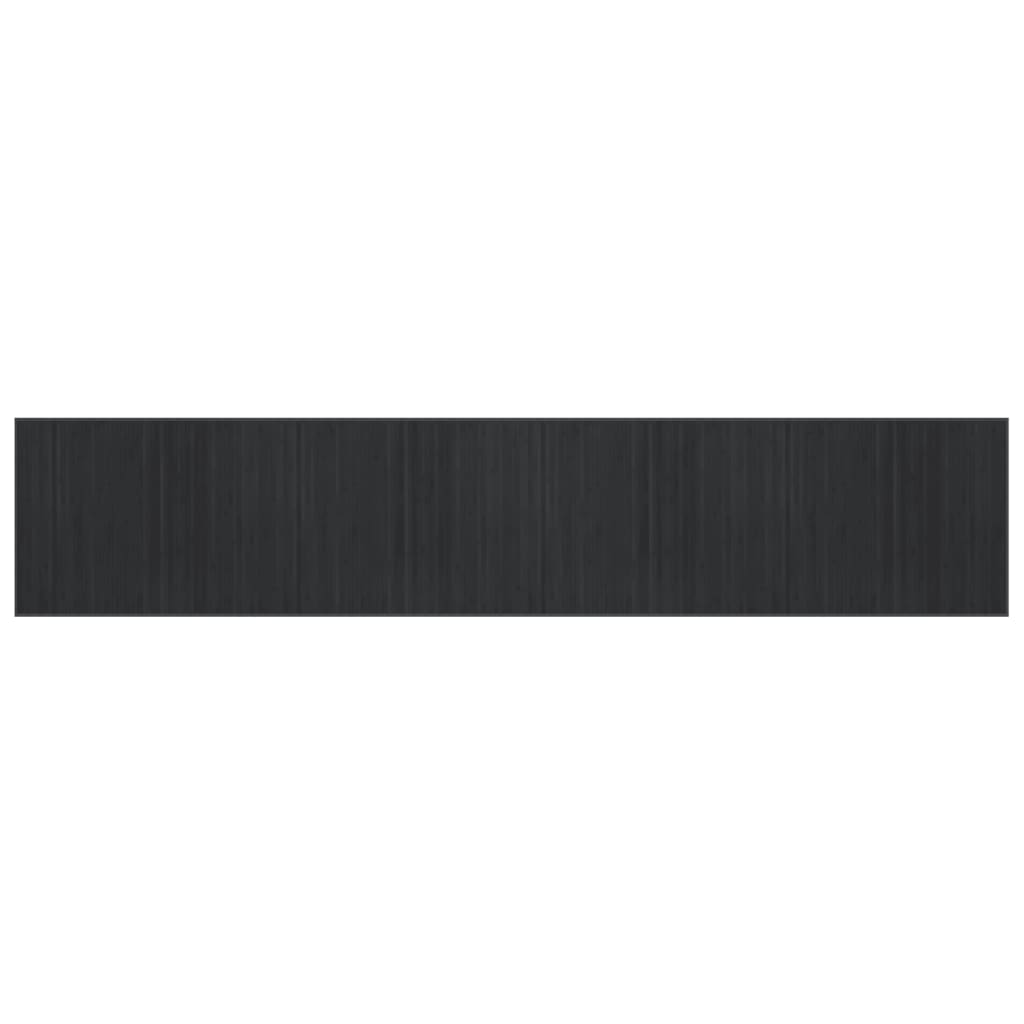 Rug Rectangular Grey 80x400 cm Bamboo