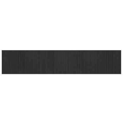 Rug Rectangular Grey 80x400 cm Bamboo