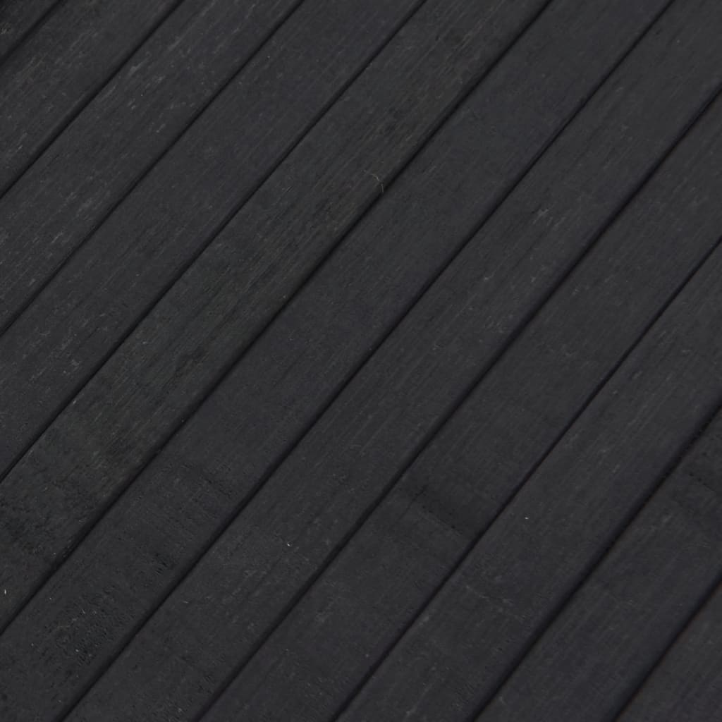 Rug Rectangular Grey 80x400 cm Bamboo