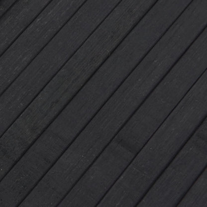 Rug Rectangular Grey 80x400 cm Bamboo