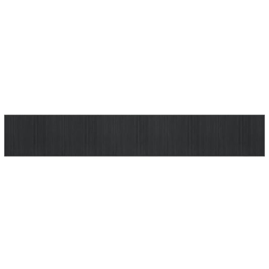 Rug Rectangular Grey80x500 cm Bamboo