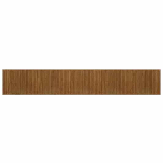 Rug Rectangular Brown80x1000 cm Bamboo