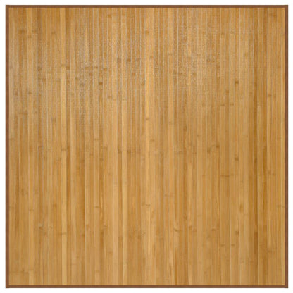 Rug Square Natural100x100 cm Bamboo