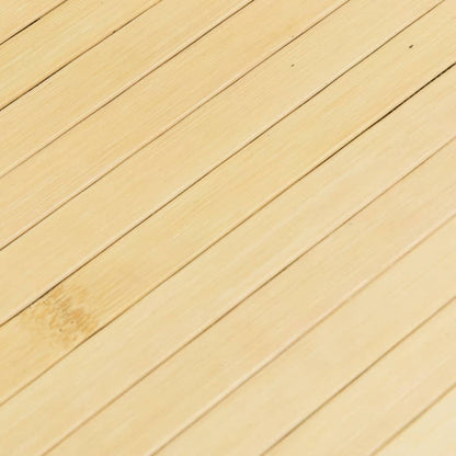 Rug Rectangular Light Natural100x200 cm Bamboo