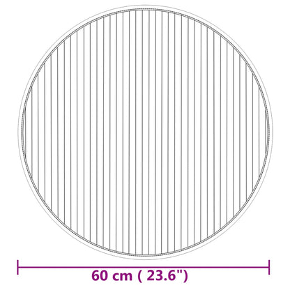 Rug Round Natural60 cm Bamboo