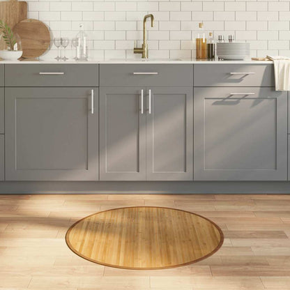 Rug Round Natural80 cm Bamboo