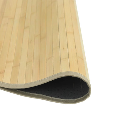 Rug Round Light Natural80 cm Bamboo