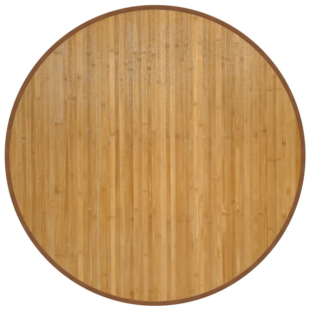 Rug Round Natural100 cm Bamboo
