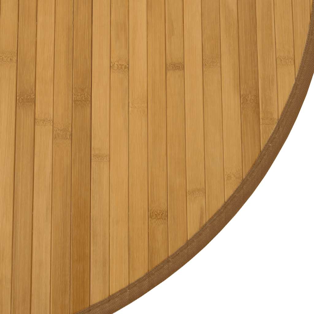 Rug Round Natural100 cm Bamboo