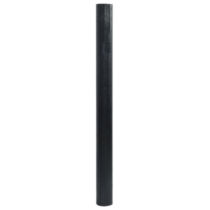 Room Divider Black Width 400 cm Height 165 cm Bamboo