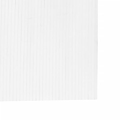 Room Divider White Width 400 cm Height 165 cm Bamboo