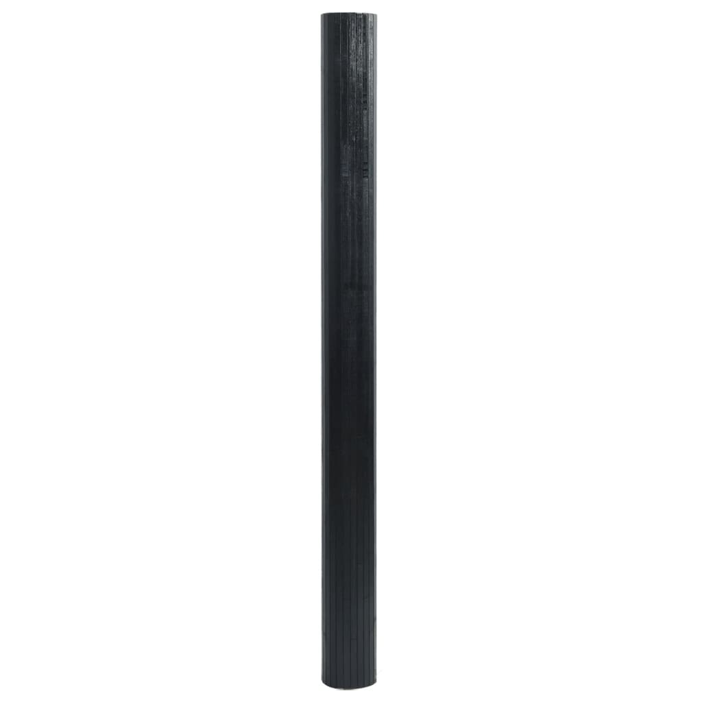 Room Divider Black Width 600 cm Height 165 cm Bamboo