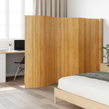 Room Divider Natural Width 600 cm Height 165 cm Bamboo