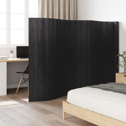 Room Divider Grey Width 600 cm Height 165 cm Bamboo