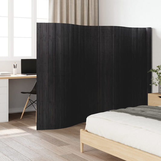 Room Divider Grey Width 600 cm Height 165 cm Bamboo