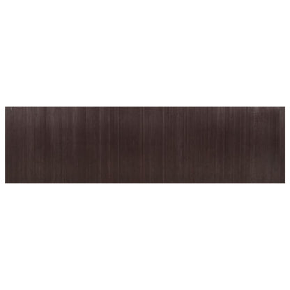 Room Divider Dark Brown Width 600 cm Height 165 cm Bamboo