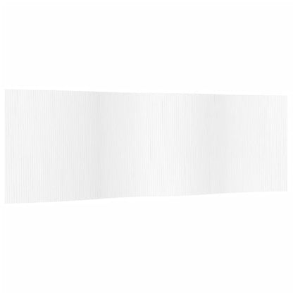 Room Divider White Width 600 cm Height 165 cm Bamboo