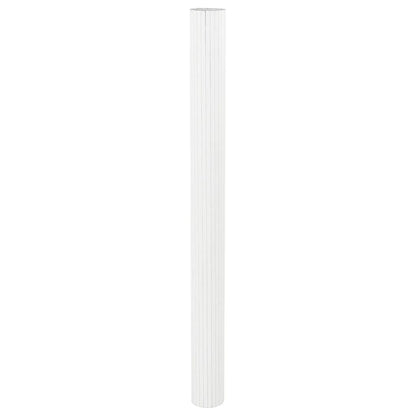Room Divider White Width 600 cm Height 165 cm Bamboo