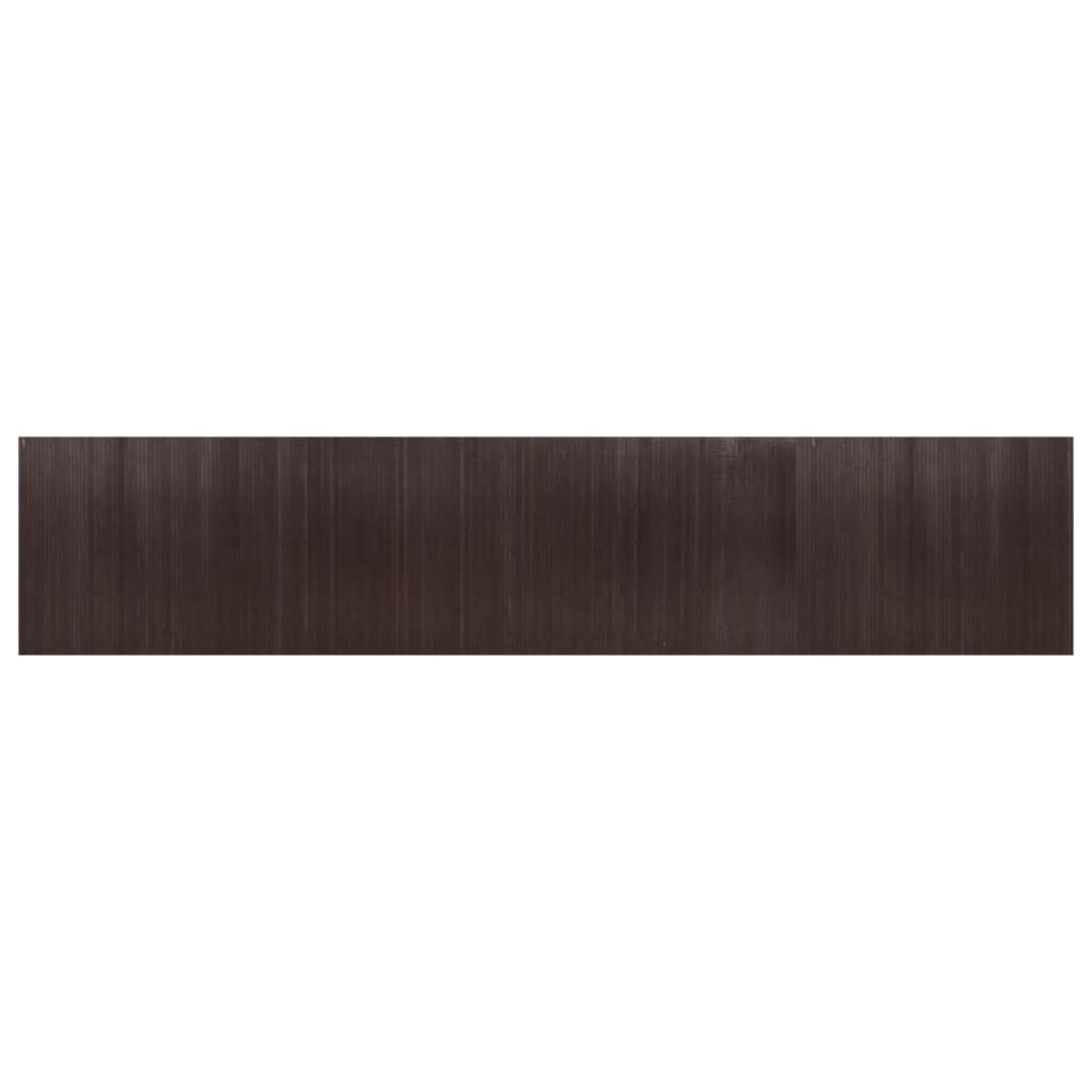 Room Divider Dark Brown Width 800 cm Height 165 cm Bamboo