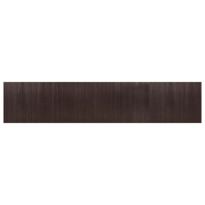 Room Divider Dark Brown Width 800 cm Height 165 cm Bamboo