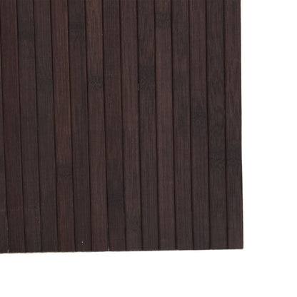 Room Divider Dark Brown Width 800 cm Height 165 cm Bamboo