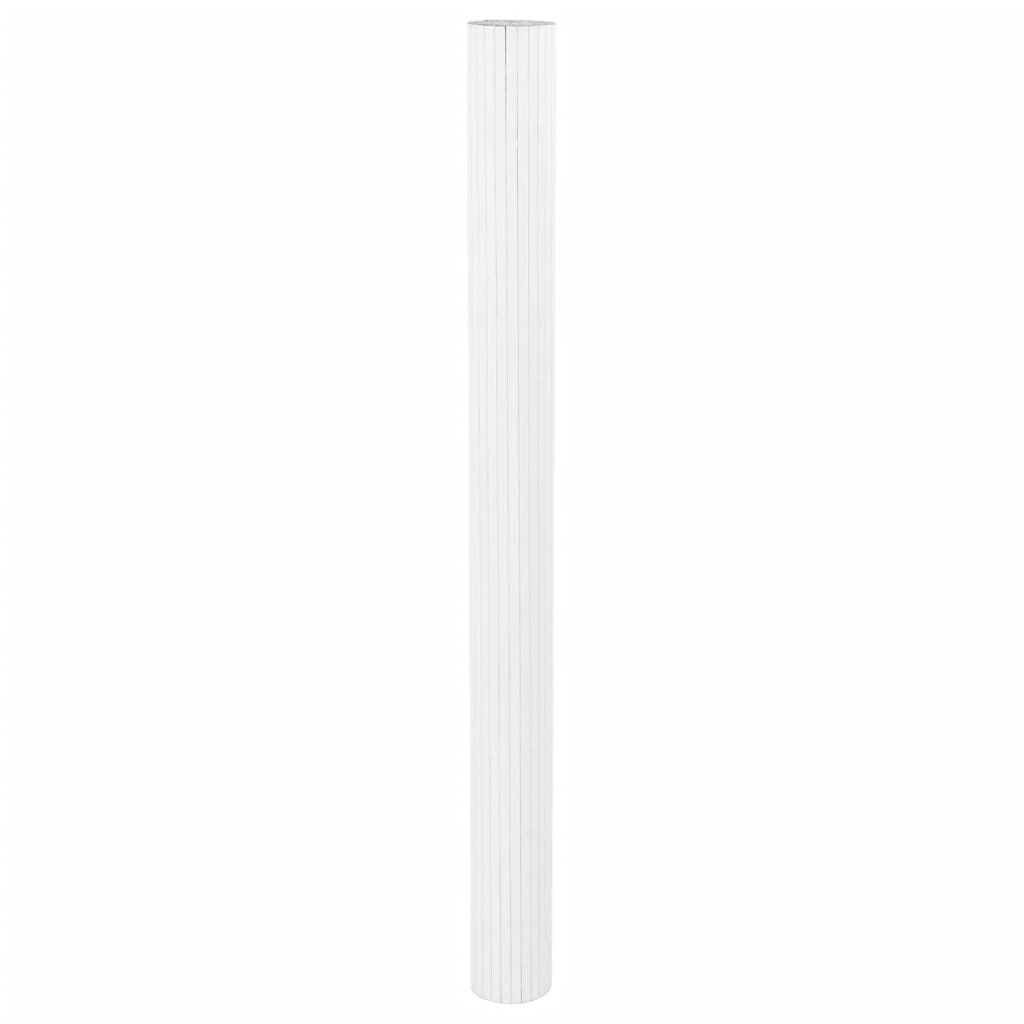 Room Divider White Width 800 cm Height 165 cm Bamboo