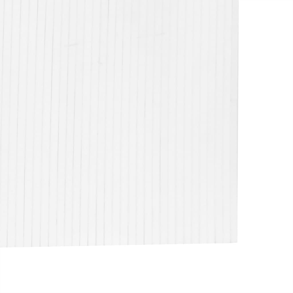 Room Divider White Width 800 cm Height 165 cm Bamboo