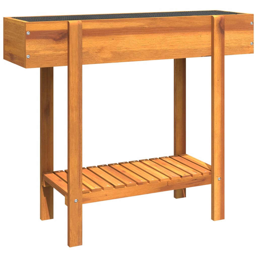 Garden Raised Bed 35.4"x11.8"x29.5" Solid Wood Acacia