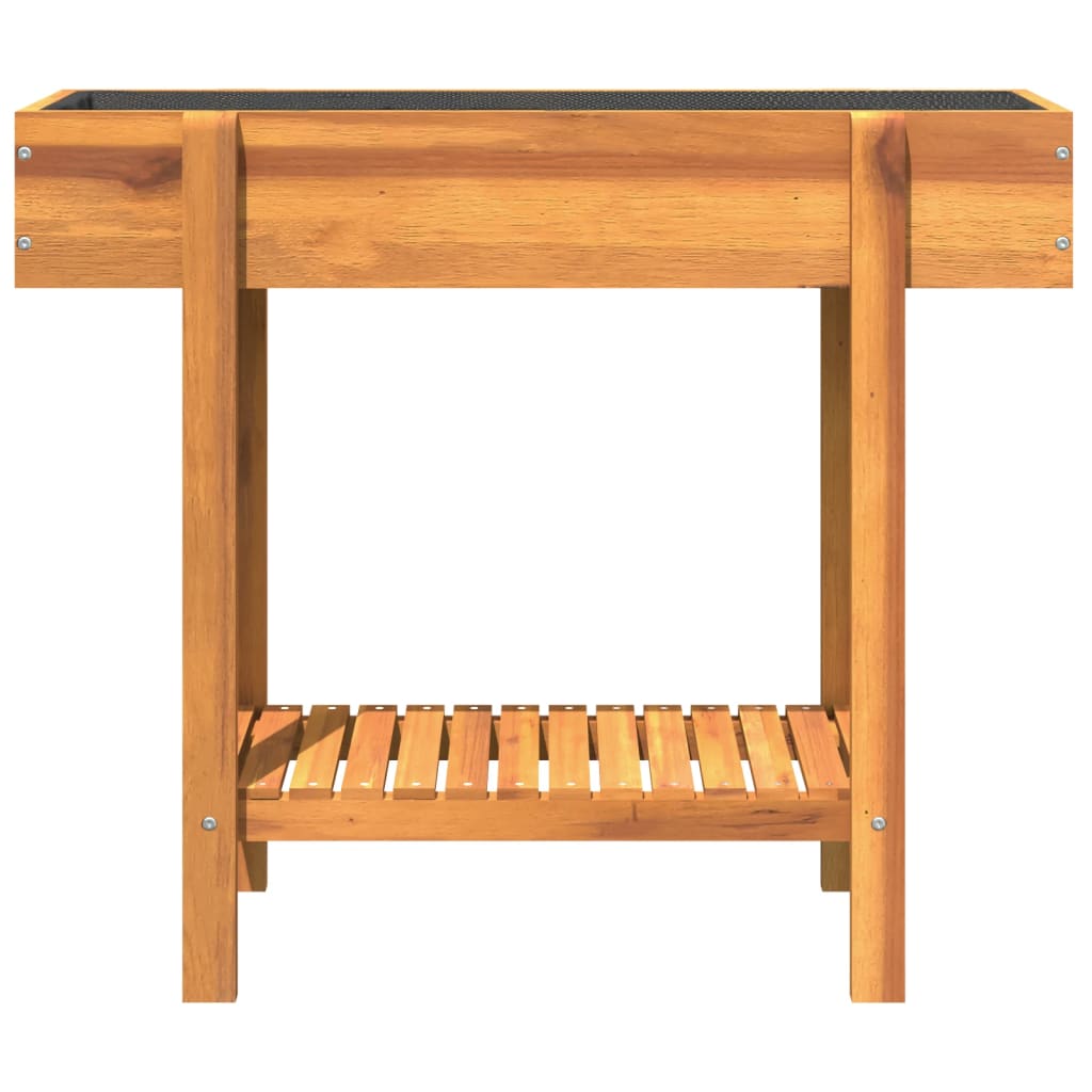 Garden Raised Bed 35.4"x11.8"x29.5" Solid Wood Acacia