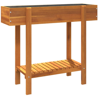 Garden Raised Bed 35.4"x11.8"x29.5" Solid Wood Acacia