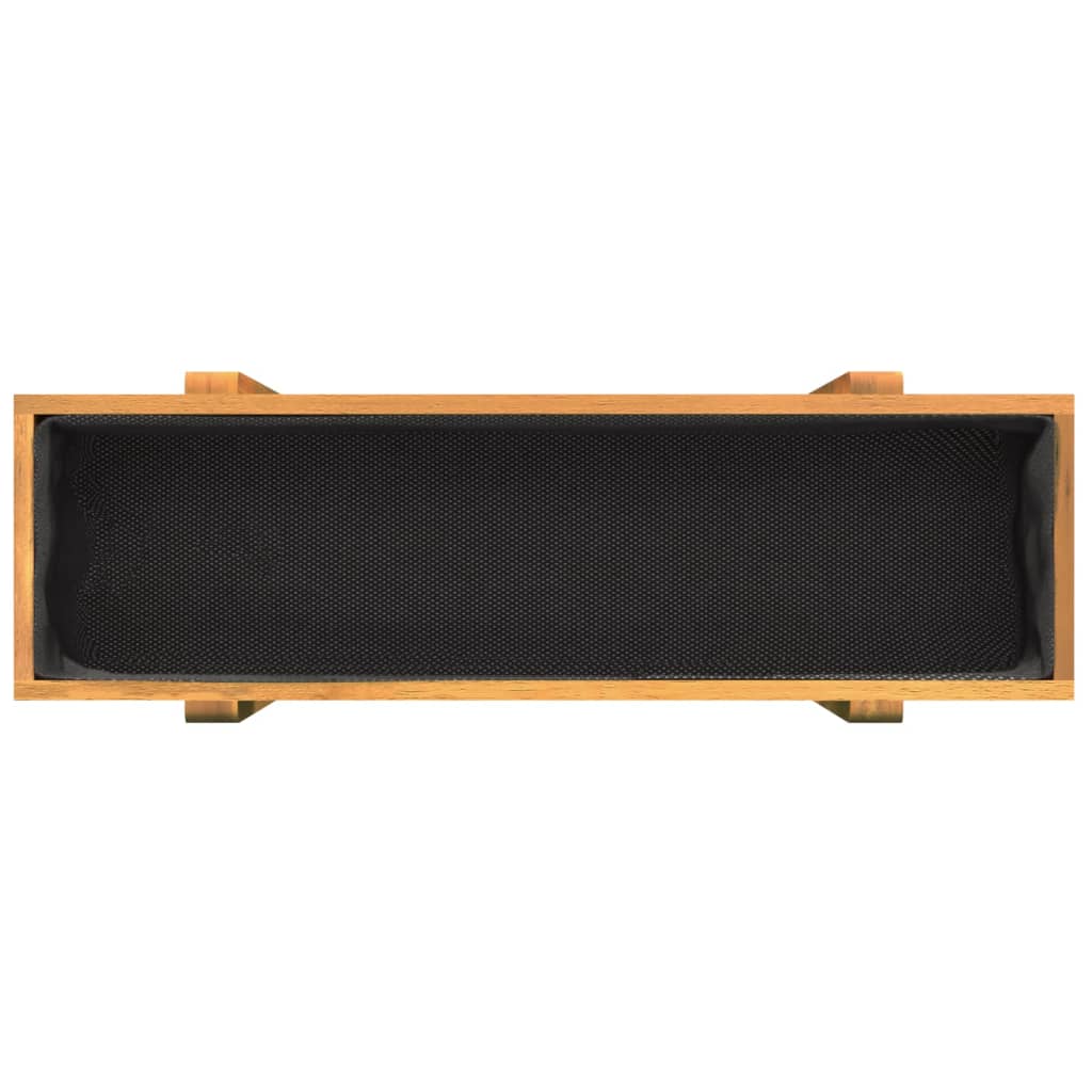 Garden Raised Bed 35.4"x11.8"x29.5" Solid Wood Acacia