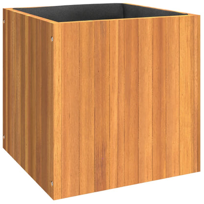 Garden Planter 17.7"x17.7"x17.7" Solid Wood Acacia