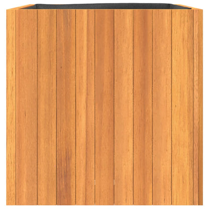 Garden Planter 17.7"x17.7"x17.7" Solid Wood Acacia