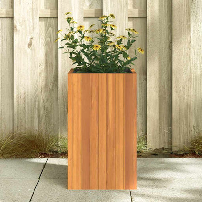 Garden Planter 13.8"x13.8"x23.6" Solid Wood Acacia