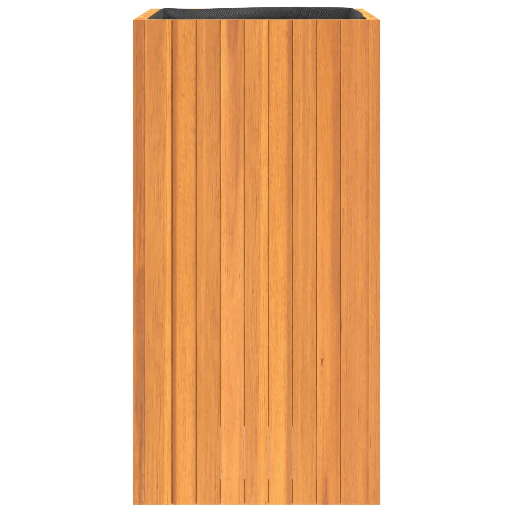 Garden Planter 17.7"x17.7"x35.4" Solid Wood Acacia