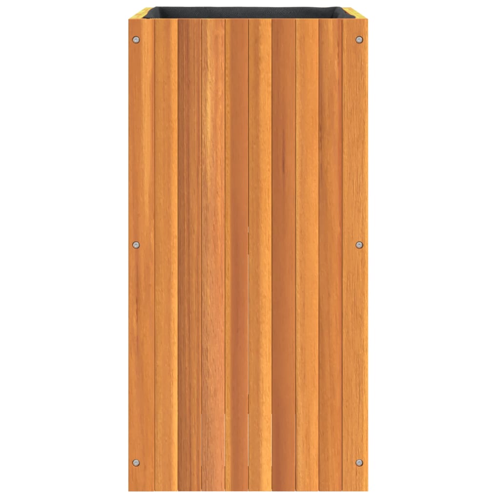 Garden Planter 17.7"x17.7"x35.4" Solid Wood Acacia