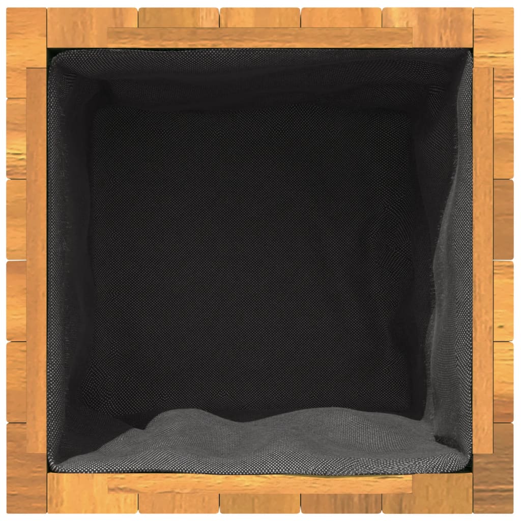 Garden Planter 17.7"x17.7"x35.4" Solid Wood Acacia