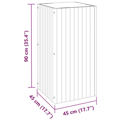 Garden Planter 17.7"x17.7"x35.4" Solid Wood Acacia