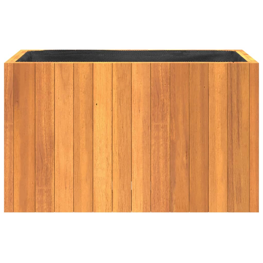 Garden Planter 23.2"x10.8"x13.8" Solid Wood Acacia
